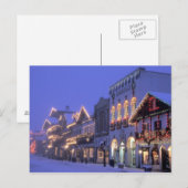 Carte Postale NA, États-Unis, Washington, Leavenworth. Rue princ (Devant / Derrière)