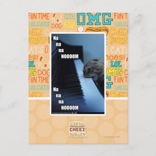 Carte Postale Na na na nooom (Devant)