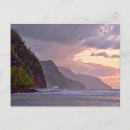 Carte Postale Na Pali Coast Kauai, Hawaii (Devant)