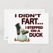 Carte Postale N'a pas pété (Devant / Derrière)