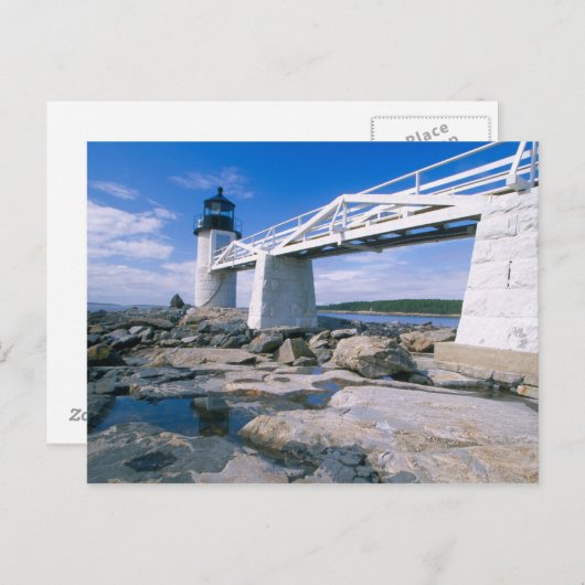 Carte Postale NA, USA, Maine, Port Clyde. Marshall Point (Devant / Derrière)