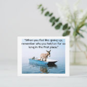 Carte Postale N'abandonne pas (Debout devant)