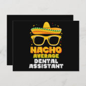 Carte Postale Nacho Assistant dentaire moyen Cinco De Mayo (Devant / Derrière)