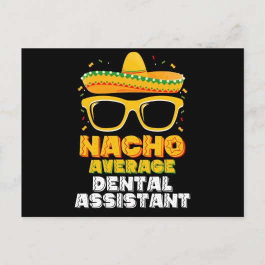 Carte Postale Nacho Assistant dentaire moyen Cinco De Mayo (Devant)