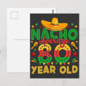 Carte Postale Nacho Moyen 80 Ans Cinco de Mayo (Devant / Derrière)