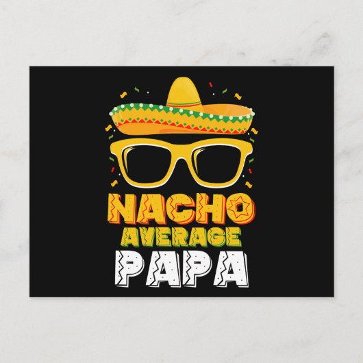 Carte Postale Nacho Moyenne Papa Famille Cinco De Mayo (Devant)