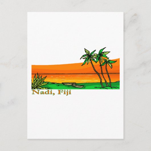 Carte Postale Nadi, Fidji (Devant)