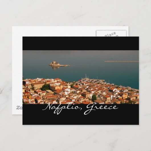 Carte Postale Nafplio Grèce (Devant / Derrière)