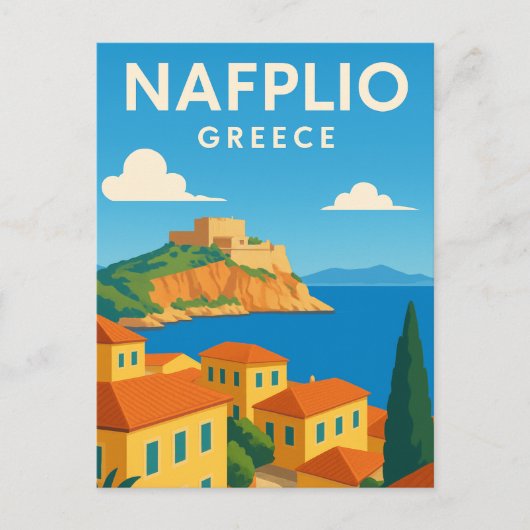 Carte Postale Nafplio Grèce rêve décoratif (Devant)