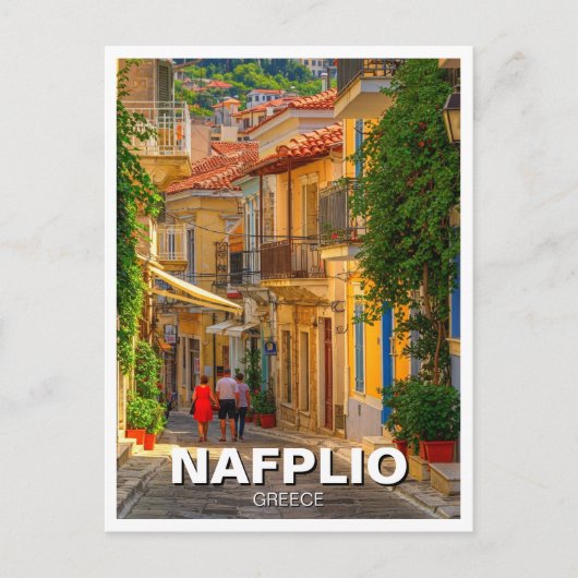 Carte Postale Nafplio Grèce Travel (Devant)