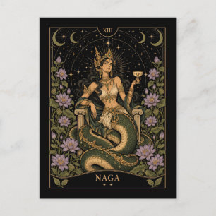 Carte Postale Naga, Tarot Art Starlit