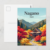 Carte Postale Nagano Japon (Devant / Derrière)