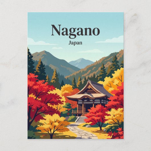 Carte Postale Nagano Japon (Devant)