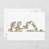 Carte Postale Nage de poissons (Devant / Derrière)