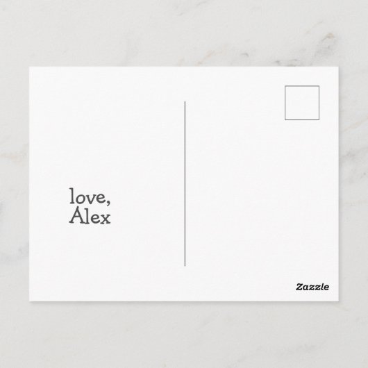 Carte Postale Nageons ensemble... ! Baleines - Valentines (Dos)