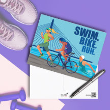 NAGEZ. VÉLO. EXÉCUTEZ. Thème TRIATHLON