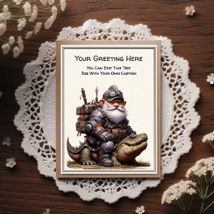 Carte Postale Nain de toute occasion et guerrier elfe livre de c