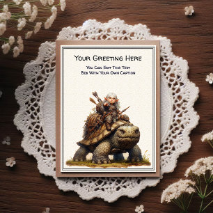 Carte Postale Nain de toute occasion et guerrier elfe livre de c