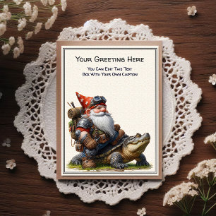 Carte Postale Nain de toute occasion et livre d'histoires du gue