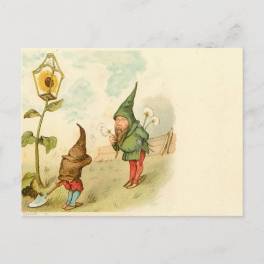 Carte Postale Nain et Dandelion (Devant)