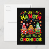 Carte Postale Nains Mexicains Fête Cinco De Mayo Fête Mexicaine (Devant / Derrière)