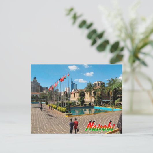 Carte postale Nairobi (Debout devant)