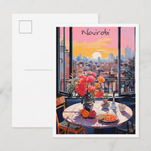 Carte Postale Nairobi Kenya Voyage Esthétique