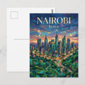 Carte Postale Nairobi Upper Hill Kenya (Devant / Derrière)