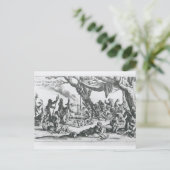 Carte Postale Naissance dans un camp de Tsiganes (Debout devant)