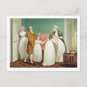 Carte Postale Naissance de l'héritier, c.1799 (huile sur toile) 