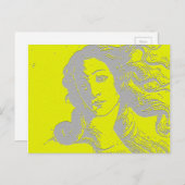 Carte Postale Naissance de Vénus, Déesse, Alternative (Devant / Derrière)