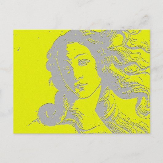Carte Postale Naissance de Vénus, Déesse, Alternative (Devant)