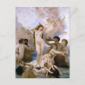 Carte Postale Naissance de Vénus par William-Adolphe Bouguereau (Devant)