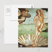 Carte Postale Naissance de Vénus - Westie (S) (Devant / Derrière)