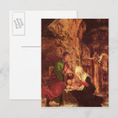 Carte Postale Naissance du Christ, c.1520-25, (Devant / Derrière)