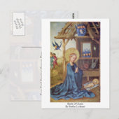 Carte Postale Naissance Du Christ Par Stefan Lochner (Devant / Derrière)