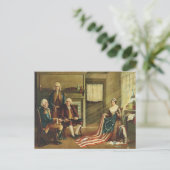 Carte Postale Naissance du drapeau de notre nation par Thomas & (Debout devant)