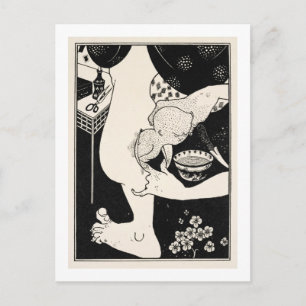 Carte Postale Naissance du veau de la jambe, illustration de