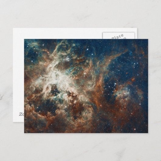 Carte Postale Naissance étoile dans 30 Doradus Tarantula Nebula  (Devant / Derrière)