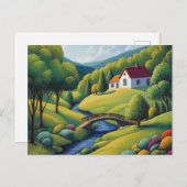 Carte postale NAIVE ART (Devant / Derrière)