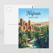 Carte Postale Najran Arabie Saoudite (Devant / Derrière)