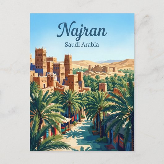 Carte Postale Najran Arabie Saoudite (Devant)