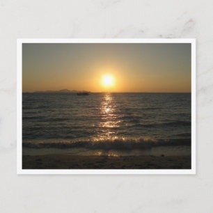 Carte Postale Naklua Beach Sunset .. Pattaya, Chonburi, Thaïland
