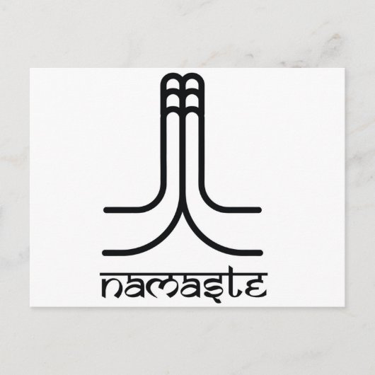 Carte Postale Namaste (Devant)