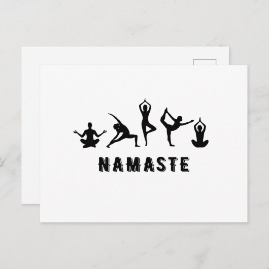 Carte Postale Namaste (Devant / Derrière)