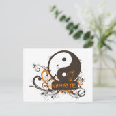 Carte Postale Namaste Yin Yang (Debout devant)