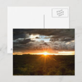 Carte Postale Namibia - Sunset over the plains postcard (Devant / Derrière)
