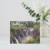 Carte Postale Namibie Kunene River Epupa Falls Paysage Nature (Debout devant)