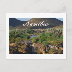 Carte Postale Namibie Rivière Kunene Chutes Epupa Paysage Nature