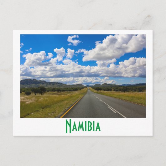 Carte Postale Namibie Windhoek Road Paysage Nature (Devant)